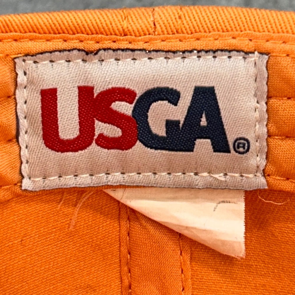 2015 U.S. Open Chambers Bay Mens Orange USGA Hat Member Golf Cap OSFM - Picture 8 of 9